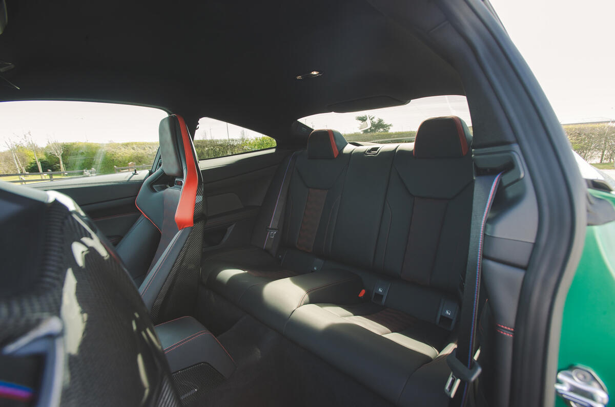 14 BMW M4 CS 2025 review back seats 14 BMW M4 CS 2025 review back seats