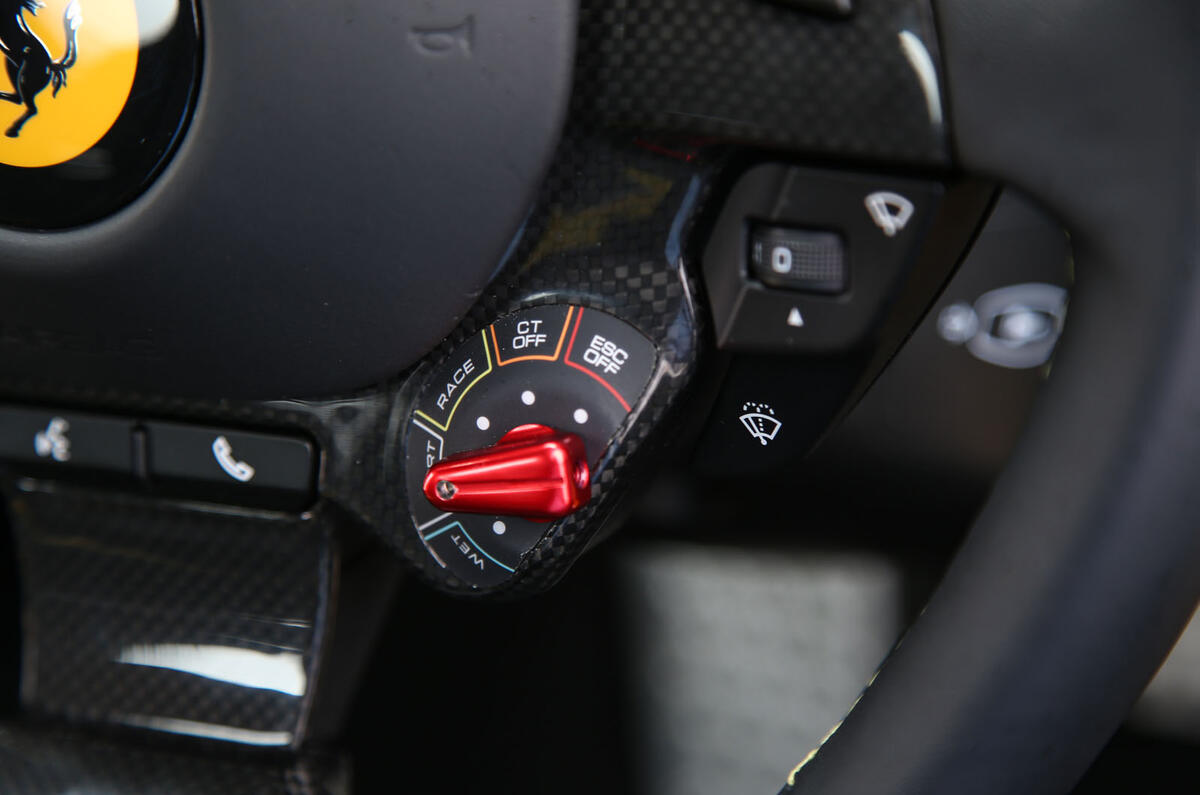 Ferrari 812 Superfast 2018 road test review wheel switches