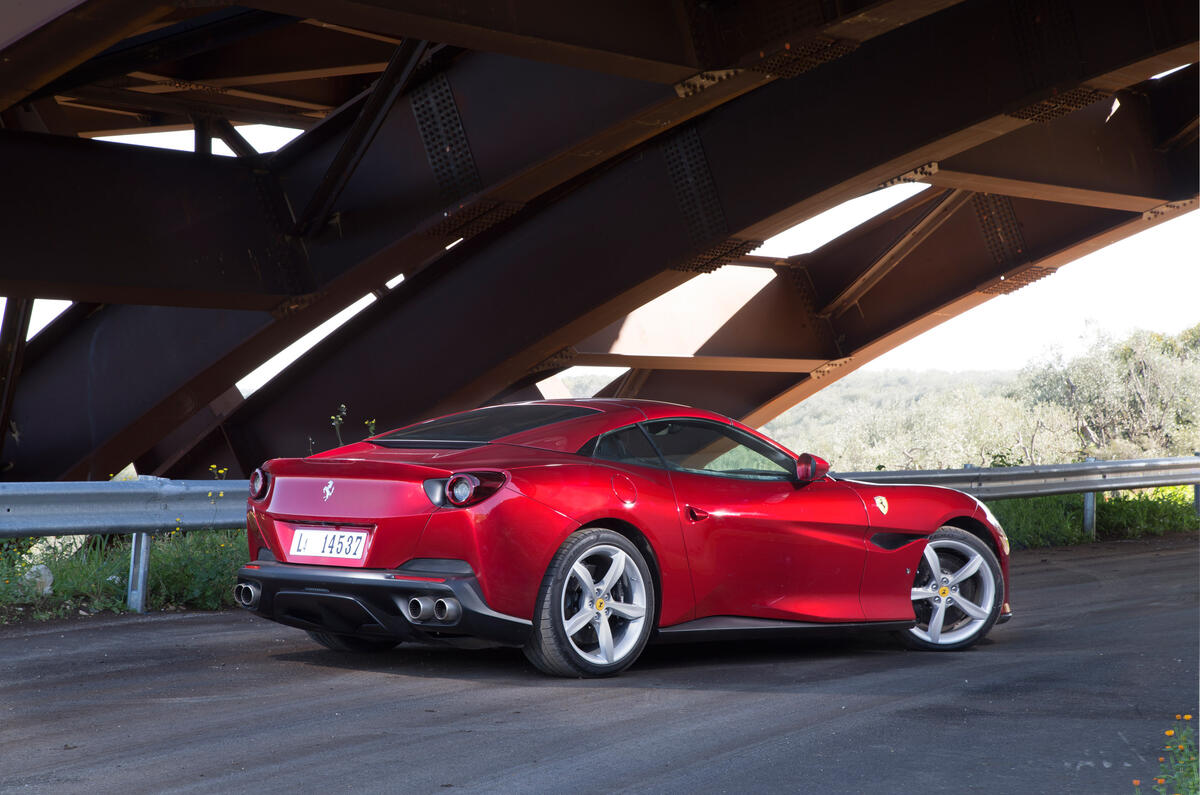 Ferrari Portofino review roof up