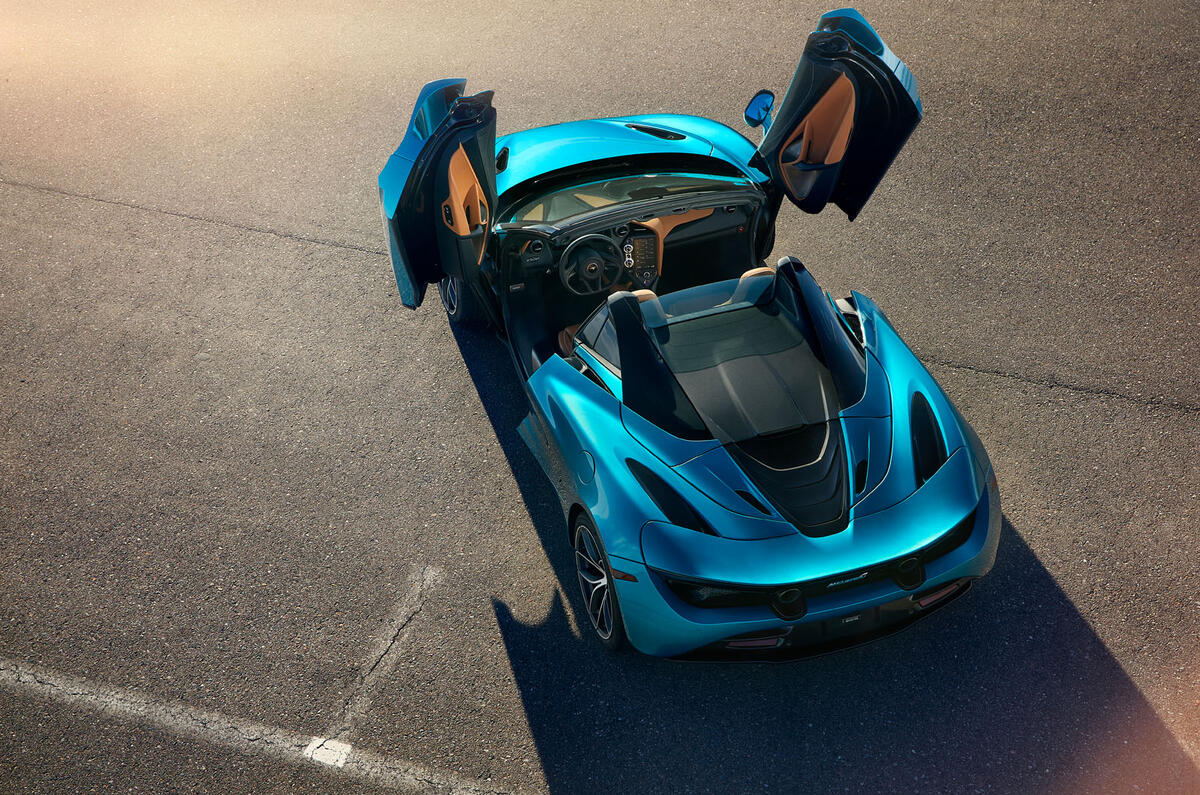 McLaren 720S Spider 2019 road test review - static doors