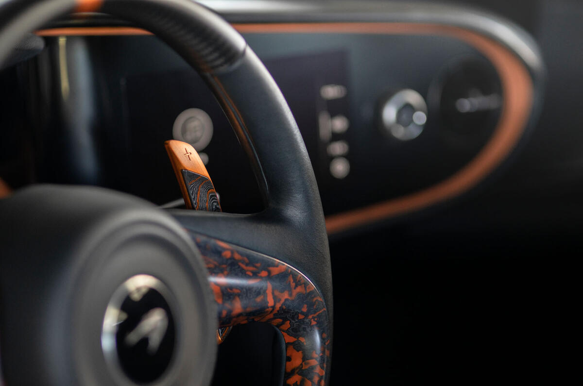 McLaren Speedtail 2020 UK first drive review - paddle shifters