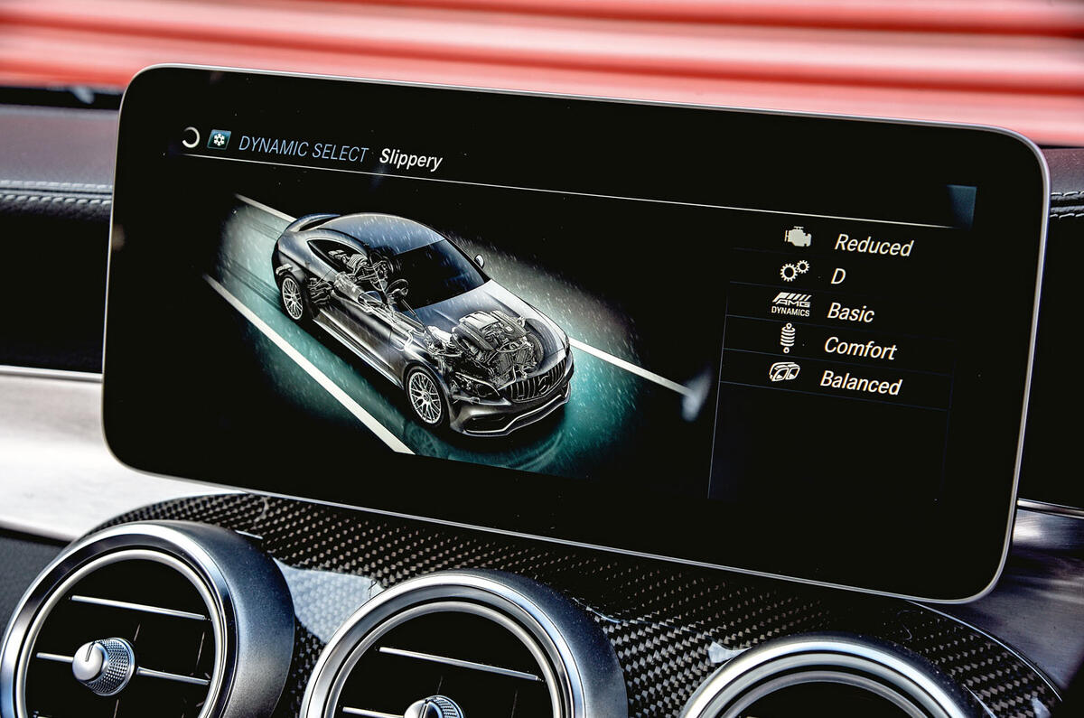 Mercedes-AMG C63 Coupé 2019 road test review - drive modes