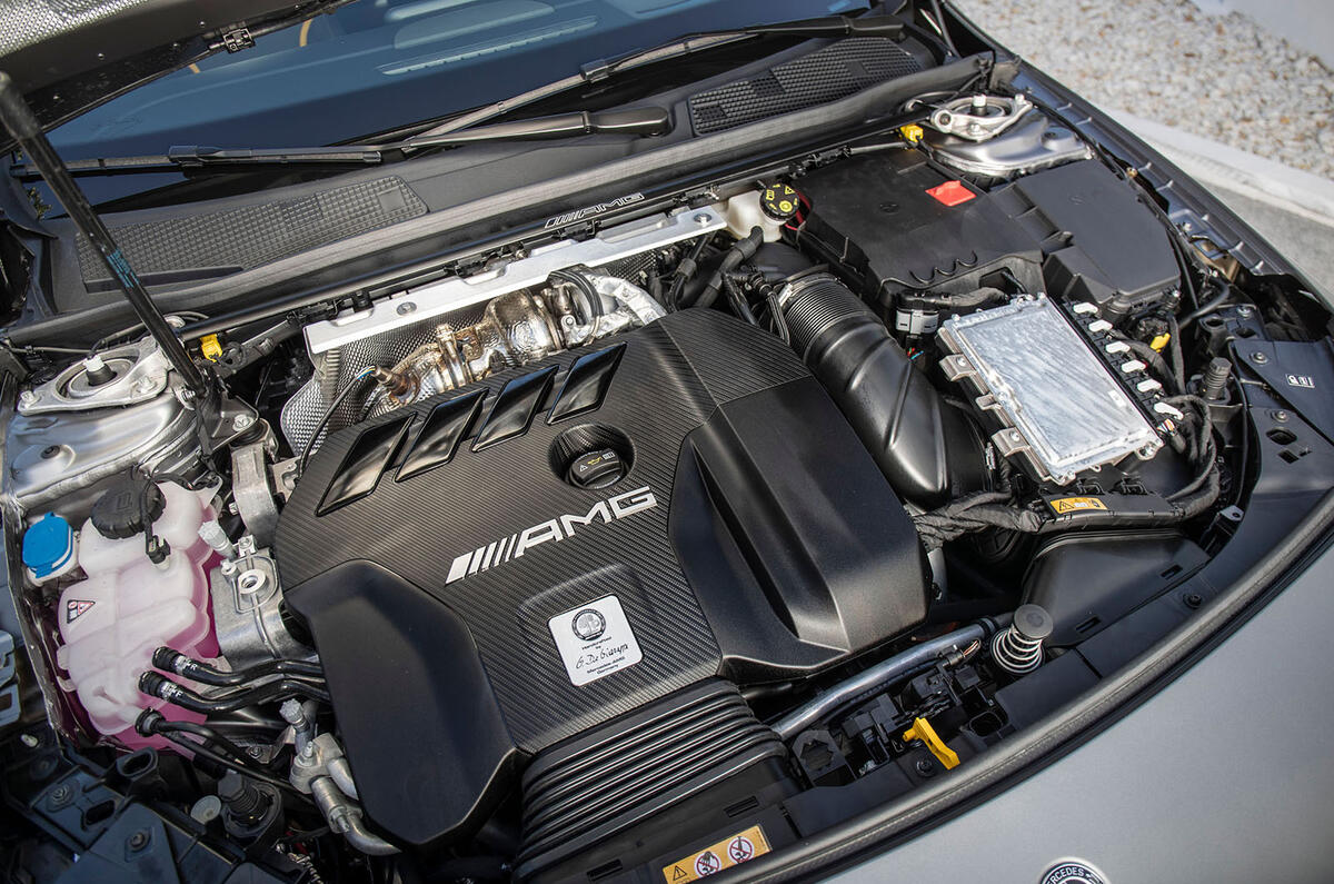 Mercedes-AMG CLA 45 S 2019 road test review - engine
