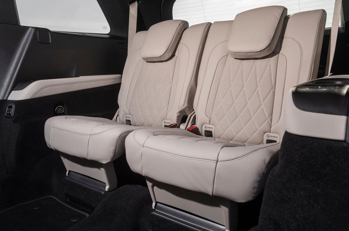 Mercedes-AMG GLS 63 2020 road test review - back row seats Mercedes-AMG GLS 63 2020 road test review - back row seats