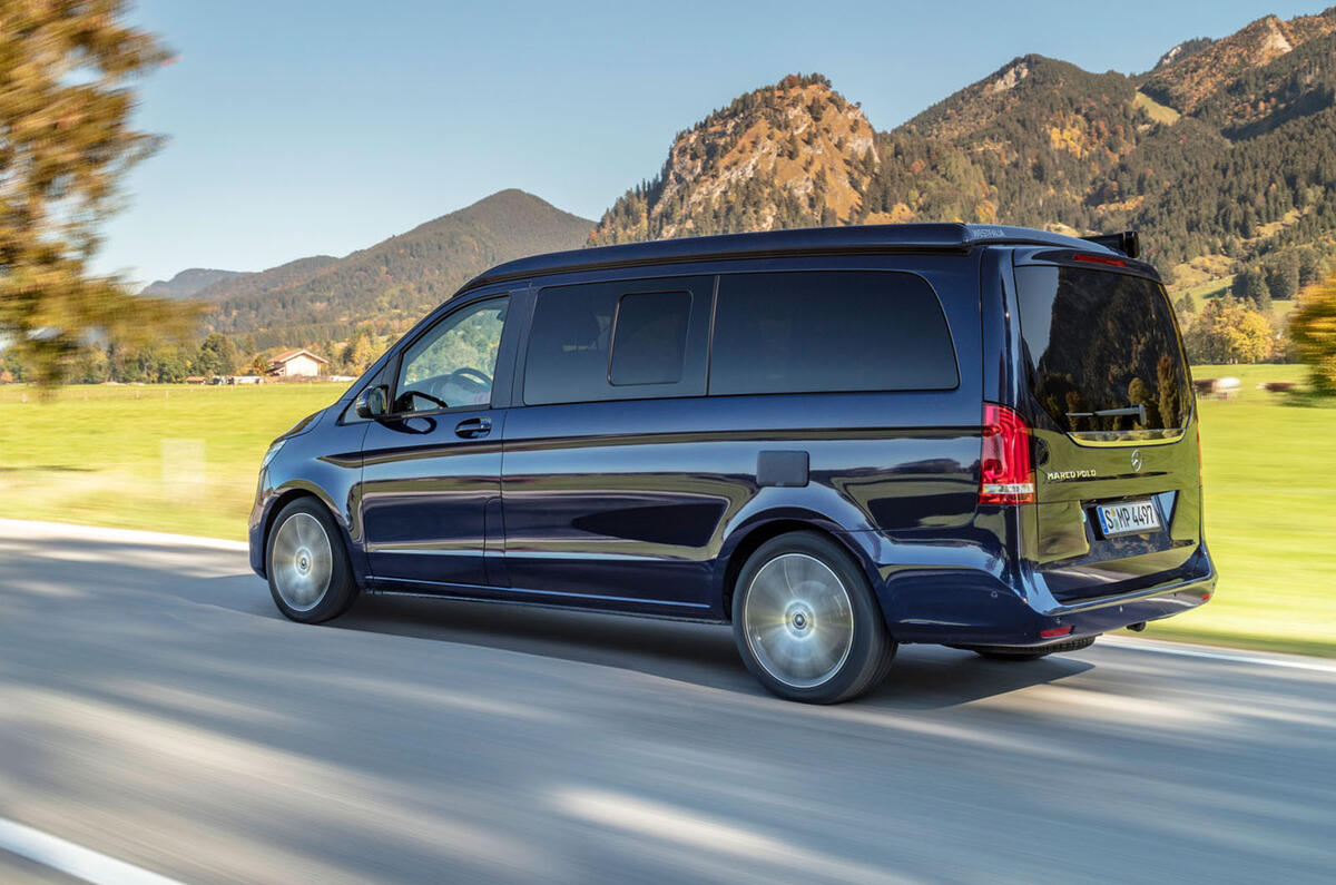 Mercedes-Benz Marco Polo 2019 road test review - on the road rear