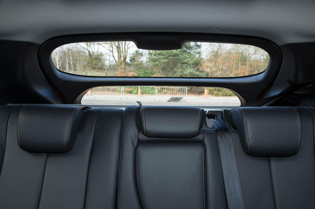 Mitsibushi Eclipse Cross 2018 review rear window view