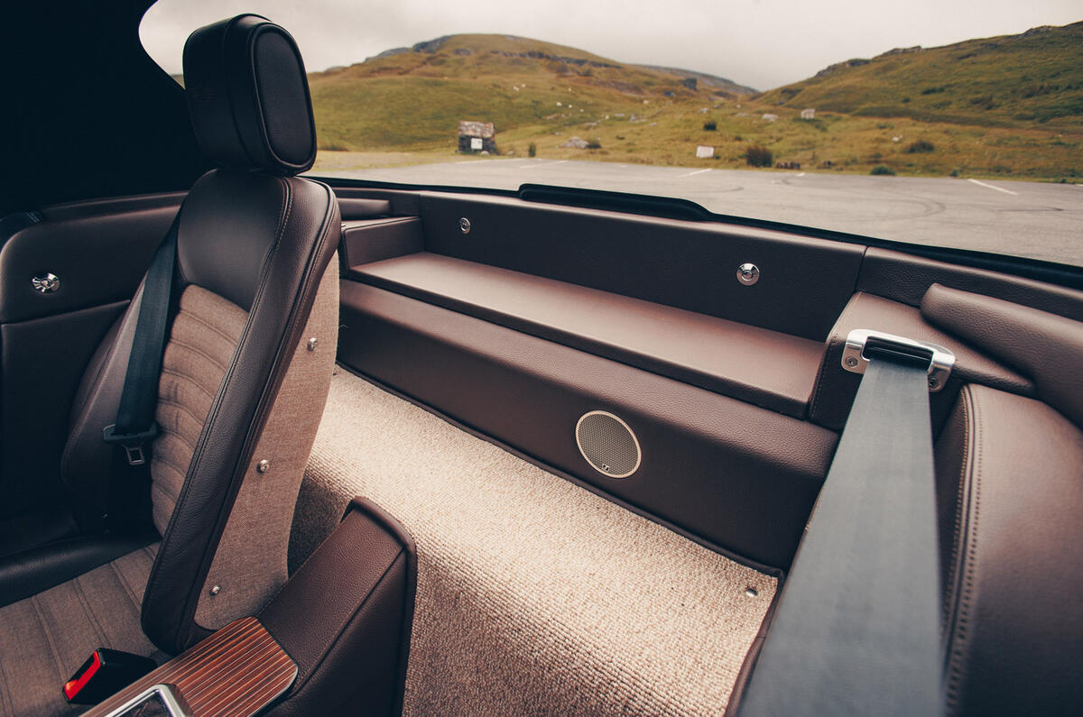 14 Morgan Supersport 2025 Autocar road test review rear storage