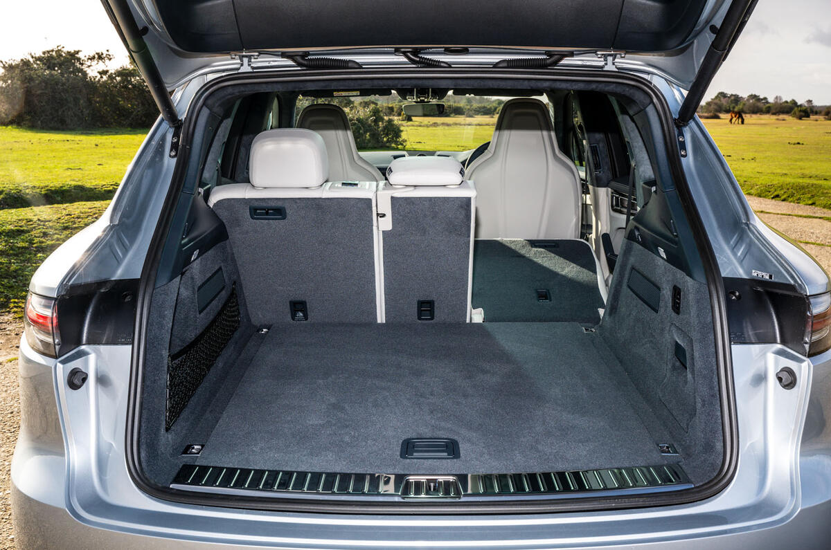 Porsche Cayenne Turbo S E-Hybrid road test review - boot Porsche Cayenne Turbo S E-Hybrid road test review - boot