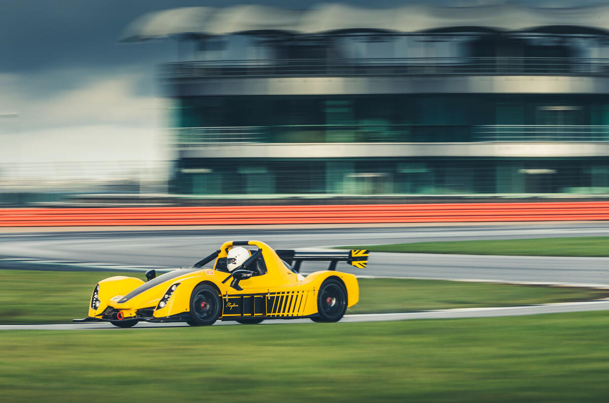 Radical Rapture 2020 road test review - on track side