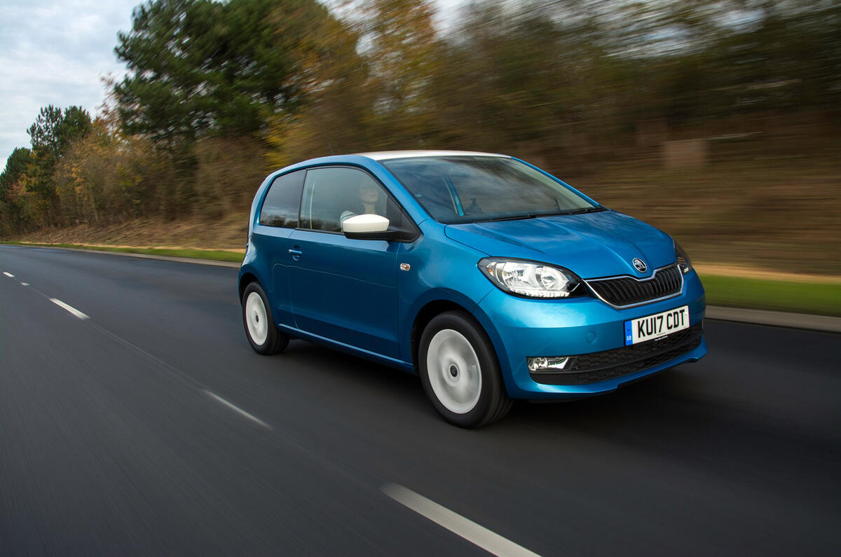 Skoda Citigo 2017 first drive review on the road front