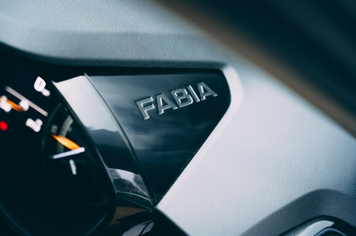 14 Skoda Fabia 2022 road test review interior trim