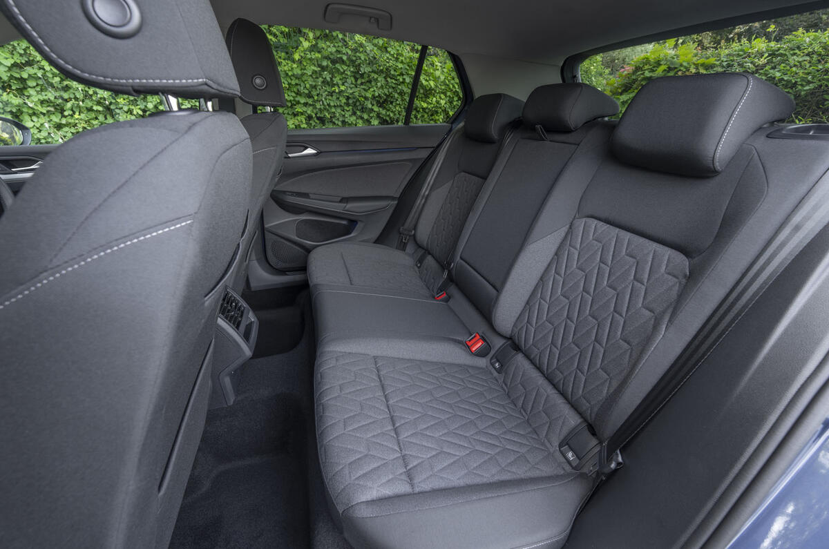 14 Volkswagen Golf Mk85 2024 review rear seats