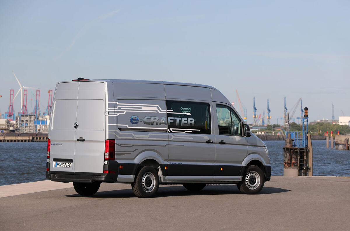Volkswagen e-Crafter 2018 review - static rear