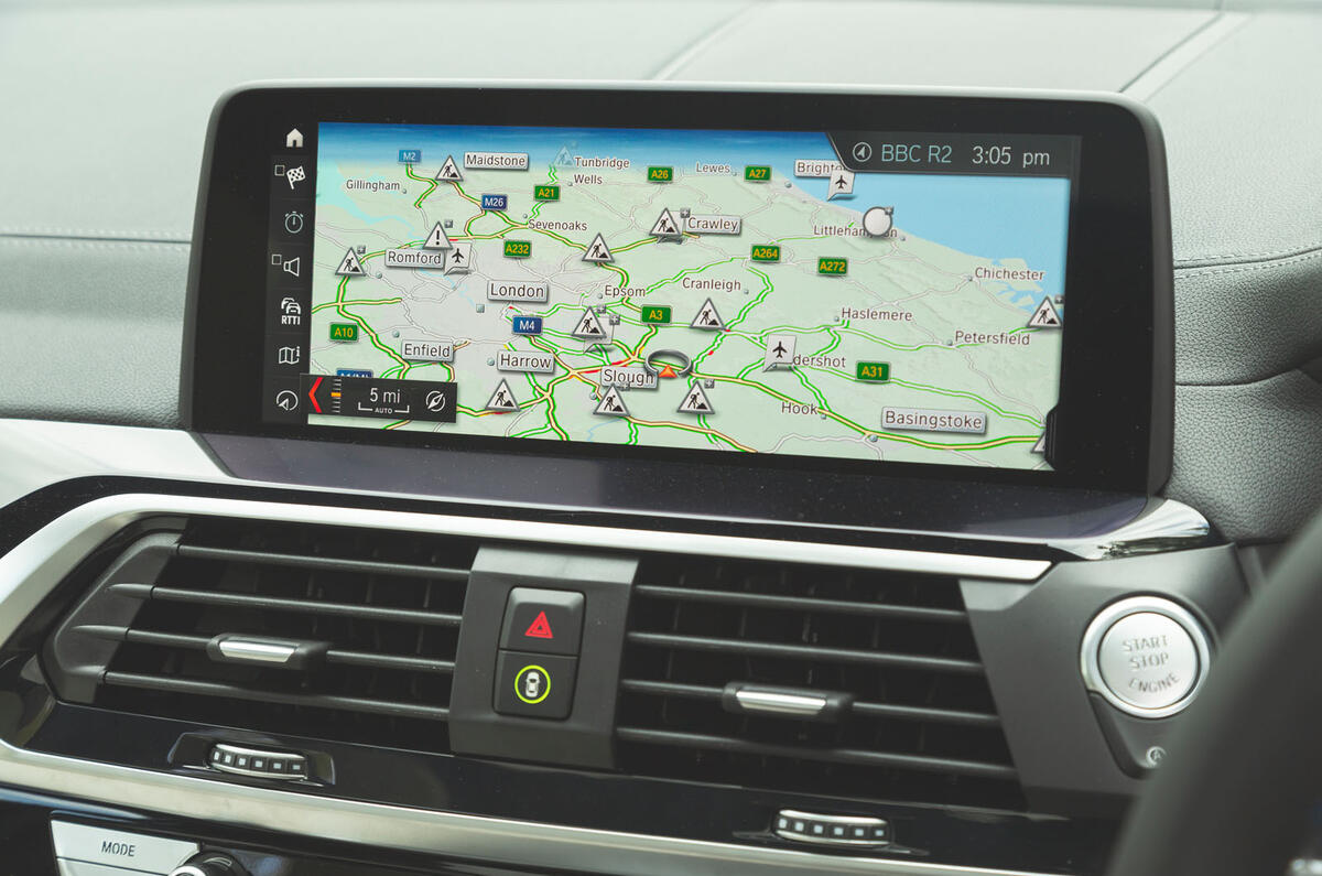 Alpina XD3 2019 UK road test review - infotainment