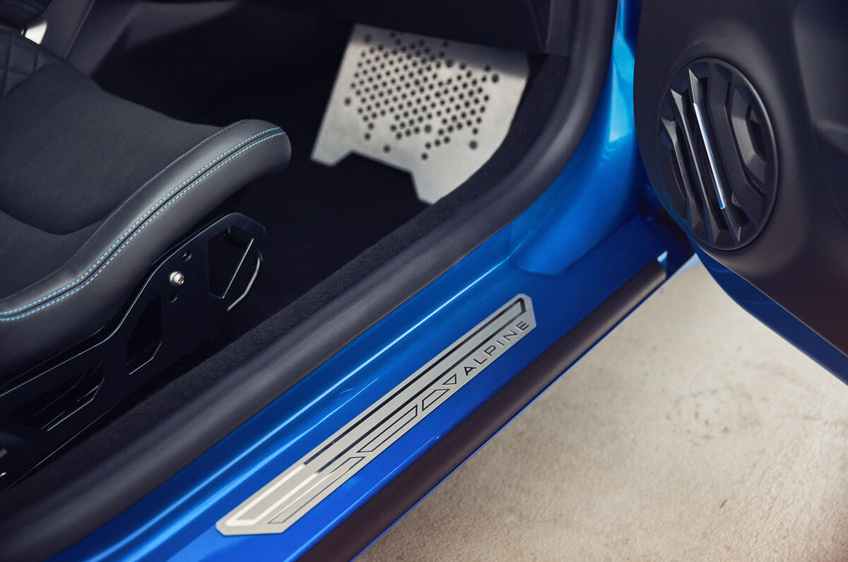 Alpine A110 2018 road test review scuff plates