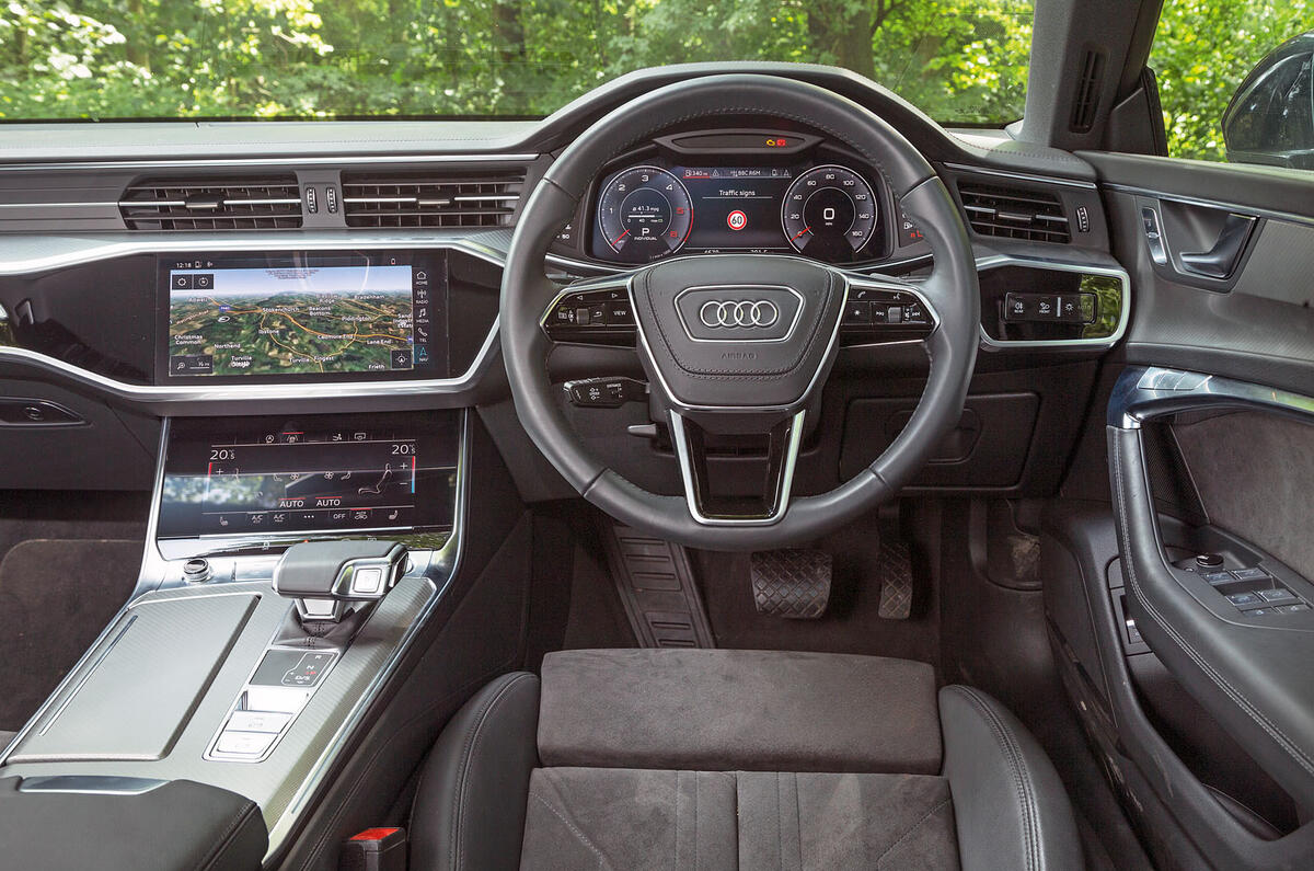 Audi A7 Sportback 2018 road test review dashboard