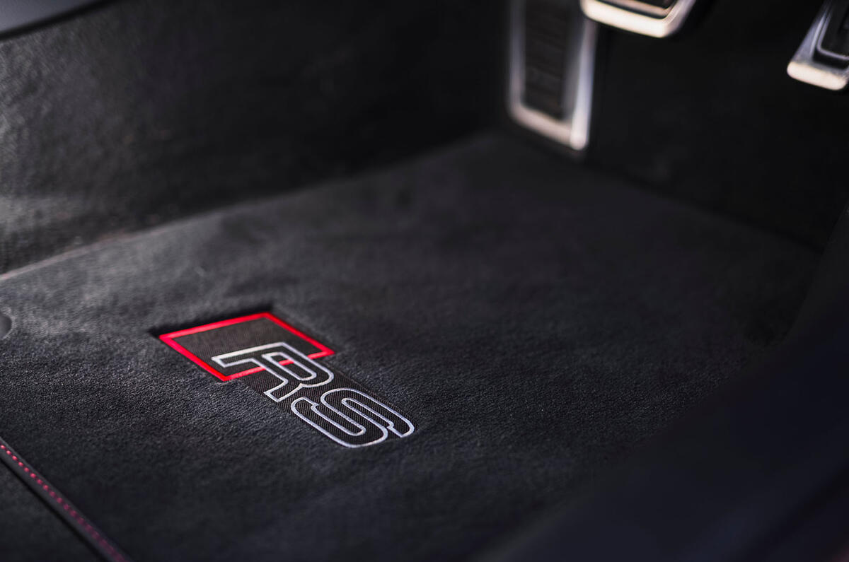 Audi RS7 Sportback 2020 road test review - floor mats Audi RS7 Sportback 2020 road test review - floor mats