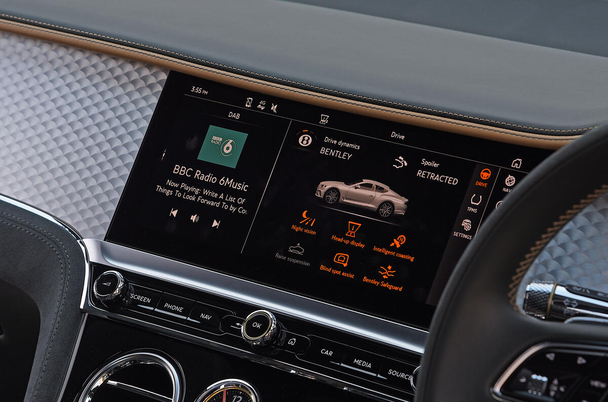 15 Bentley Continental GT Speed 2022 road test infotainment 15 Bentley Continental GT Speed 2022 road test infotainment
