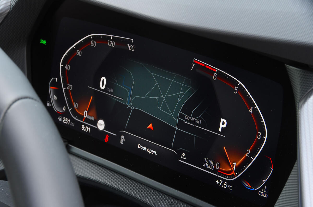 BMW 2 Series Gran Coupe 2020 road test review - instruments