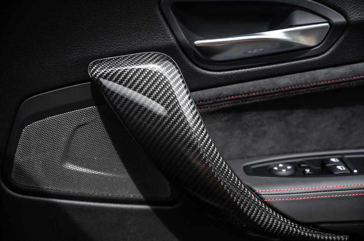 BMW M2 CS 2020 road test review - door cards