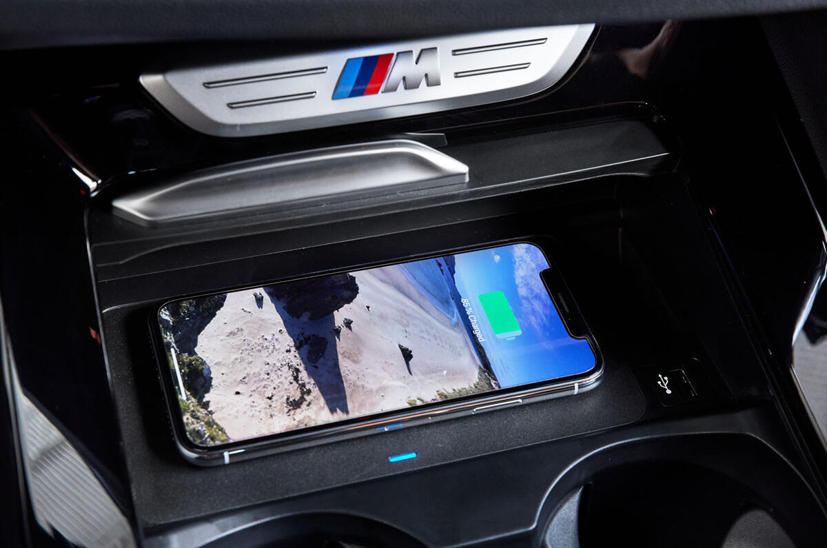 BMW X4 2018 road test review wireless charging