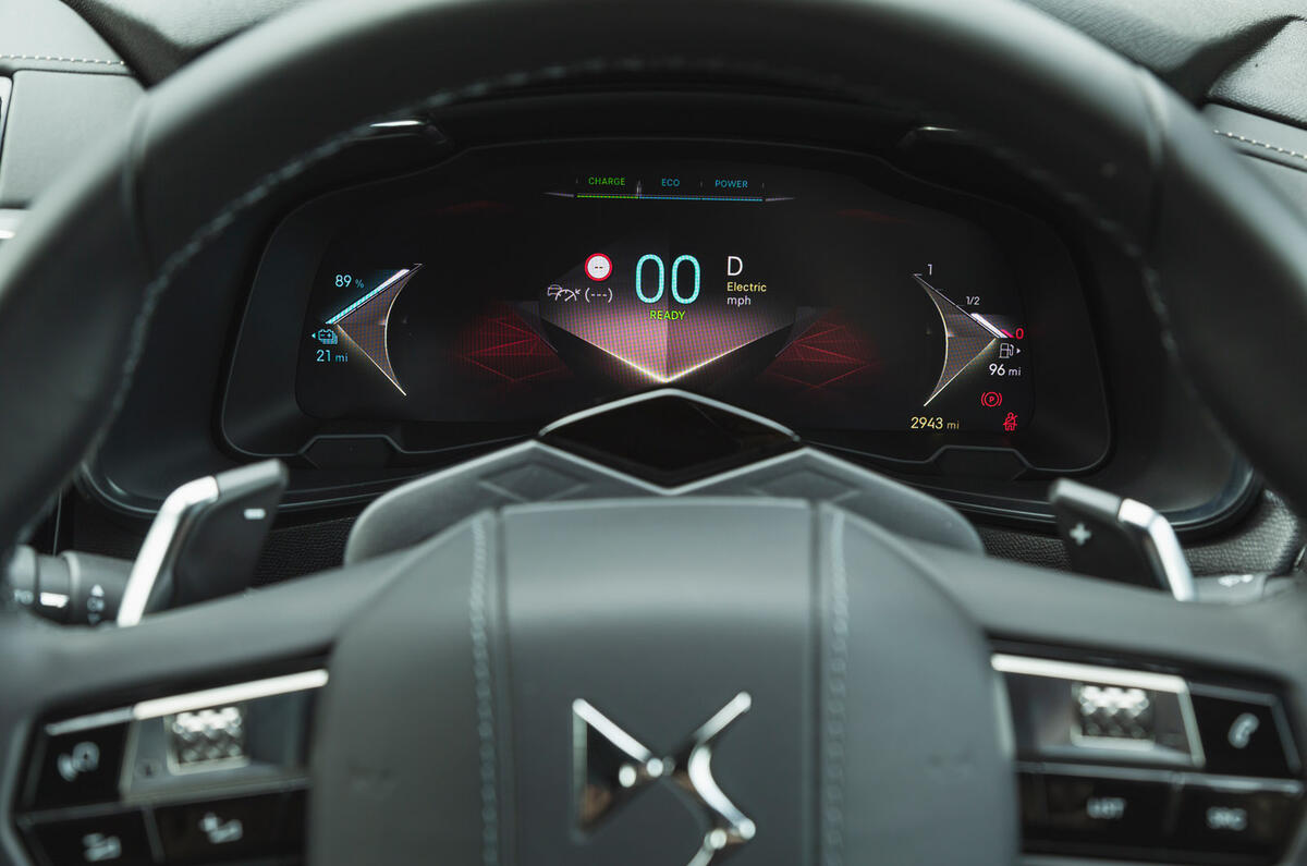 15 DS 7 E Tense 4x4 360 2023 RT gauge cluster