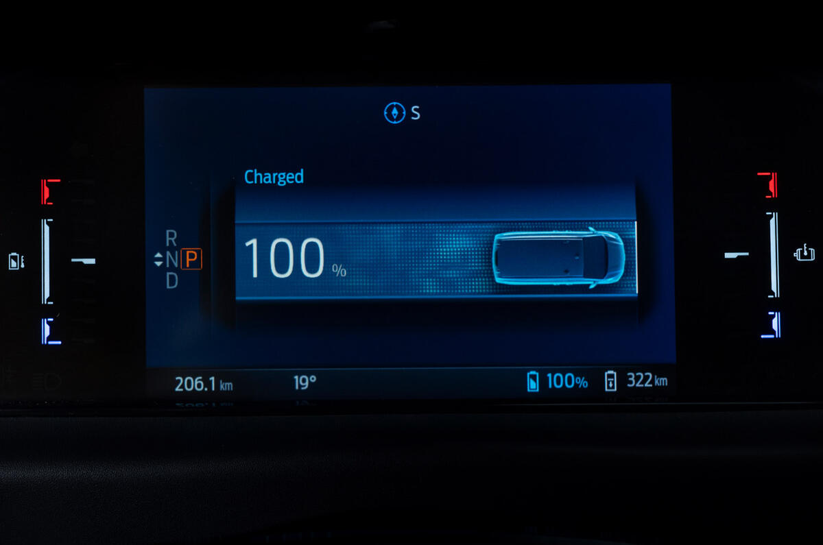 15 Ford eTransit Custom L1H1 review 2024 gauge cluster 15 Ford eTransit Custom L1H1 review 2024 gauge cluster