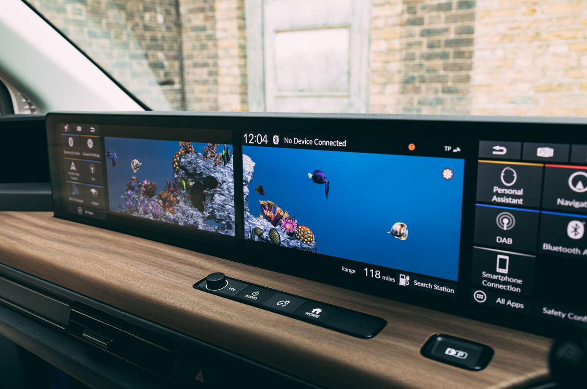 Honda e 2020 road test review - fish tank