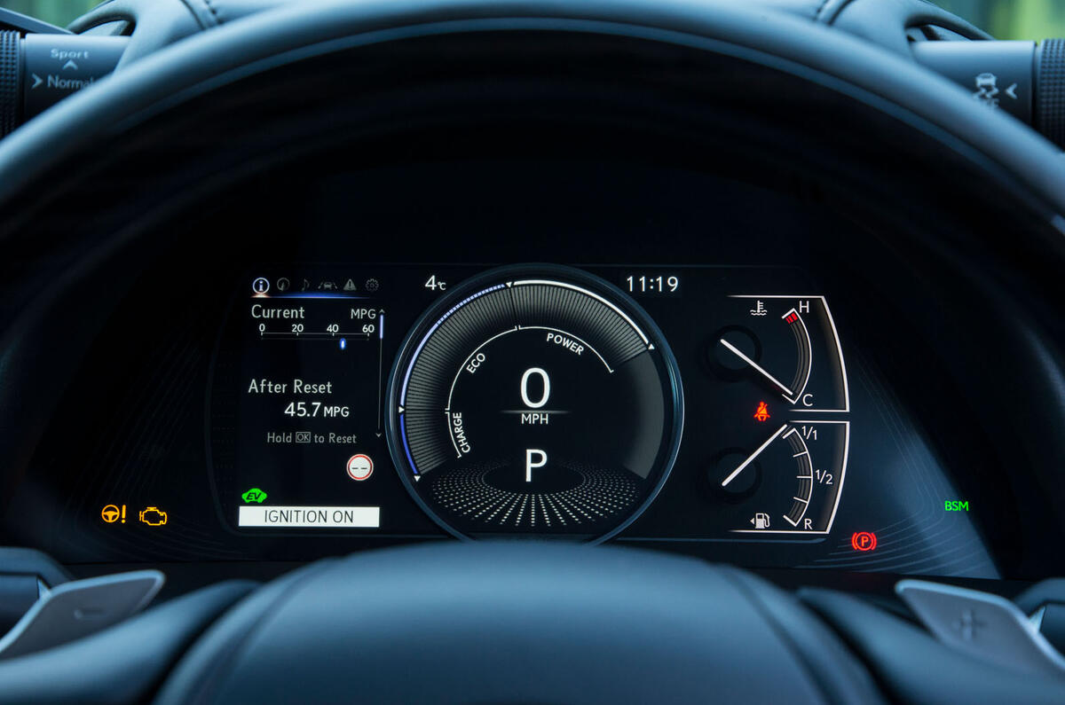 Lexus ES 2019 road test review - instruments