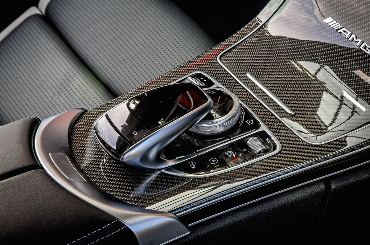 Mercedes-AMG C63 Coupé 2019 road test review - centre console