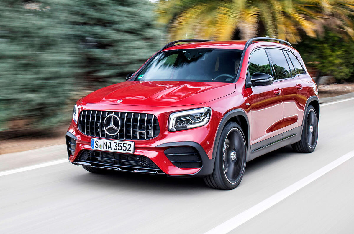 Mercedes-AMG GLB 35 2020 road test review - on the road front
