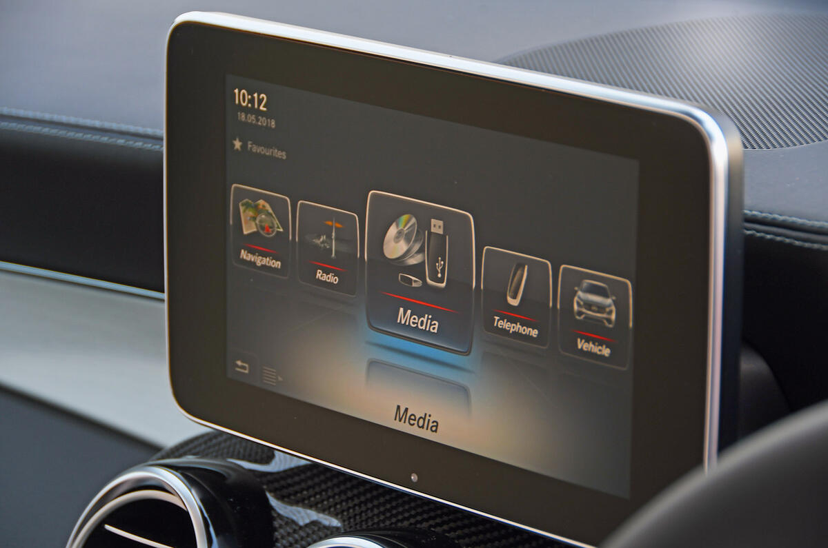 Mercedes-AMG GLC 63 S road test review infotainment