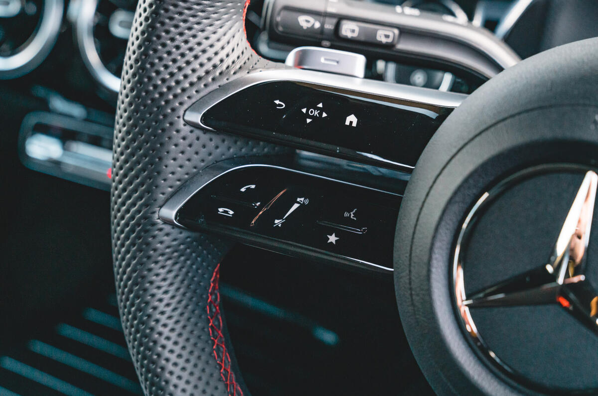 Mercedes Benz A Class RT steering wheel spoke