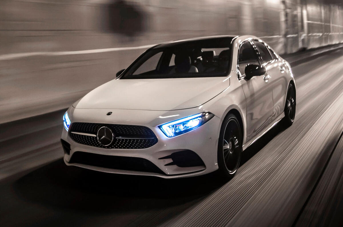 Mercedes-Benz A-Class saloon 2018 review - on the road front