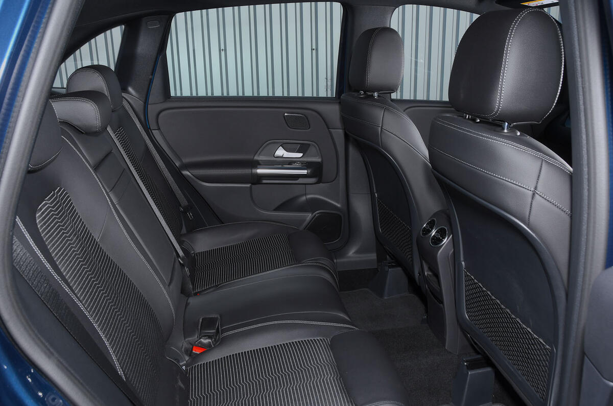 Mercedes-Benz B-Class 2019 road test review rear seats