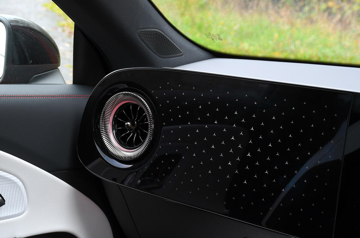 15 Mercedes Benz CLA EV 2026 Autocar road test review stars dash