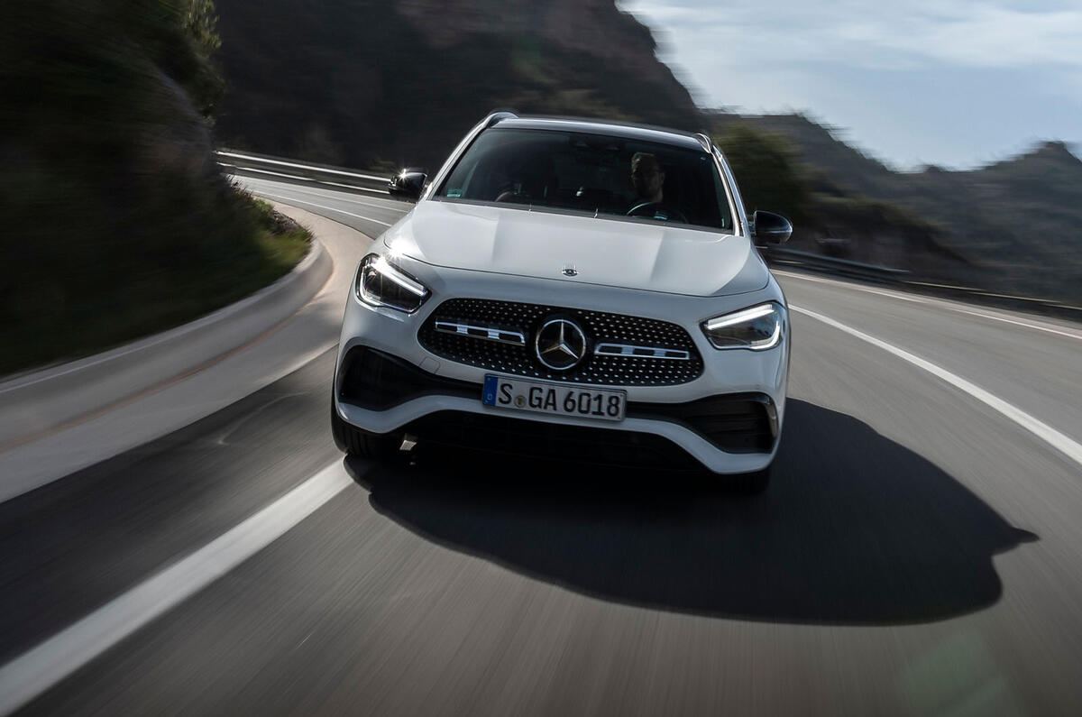 Mercedes-Benz GLA 2020 road test review - on the road front Mercedes-Benz GLA 2020 road test review - on the road front