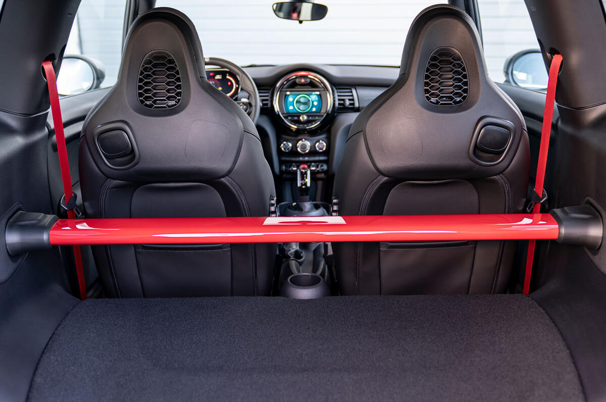 Mini JCW GP 2020 road test review - strut brace Mini JCW GP 2020 road test review - strut brace
