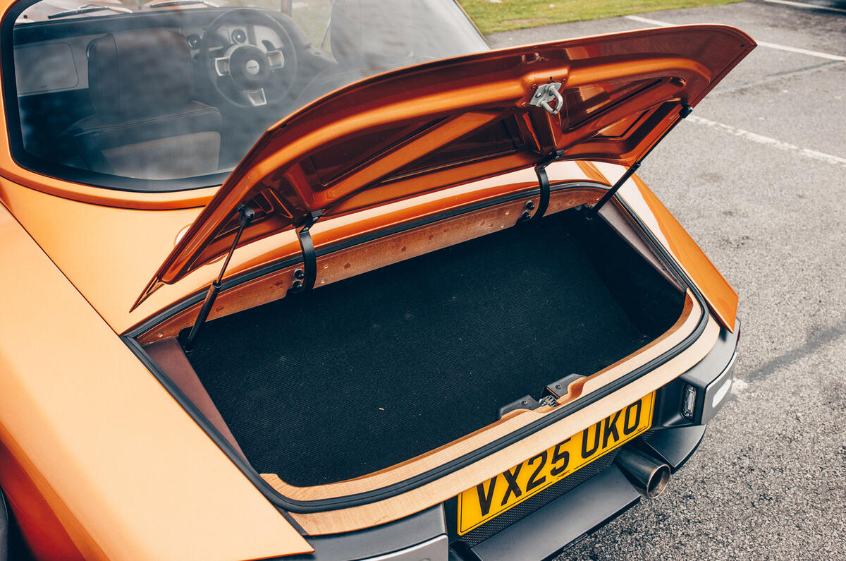 15 Morgan Supersport 2025 Autocar road test review boot