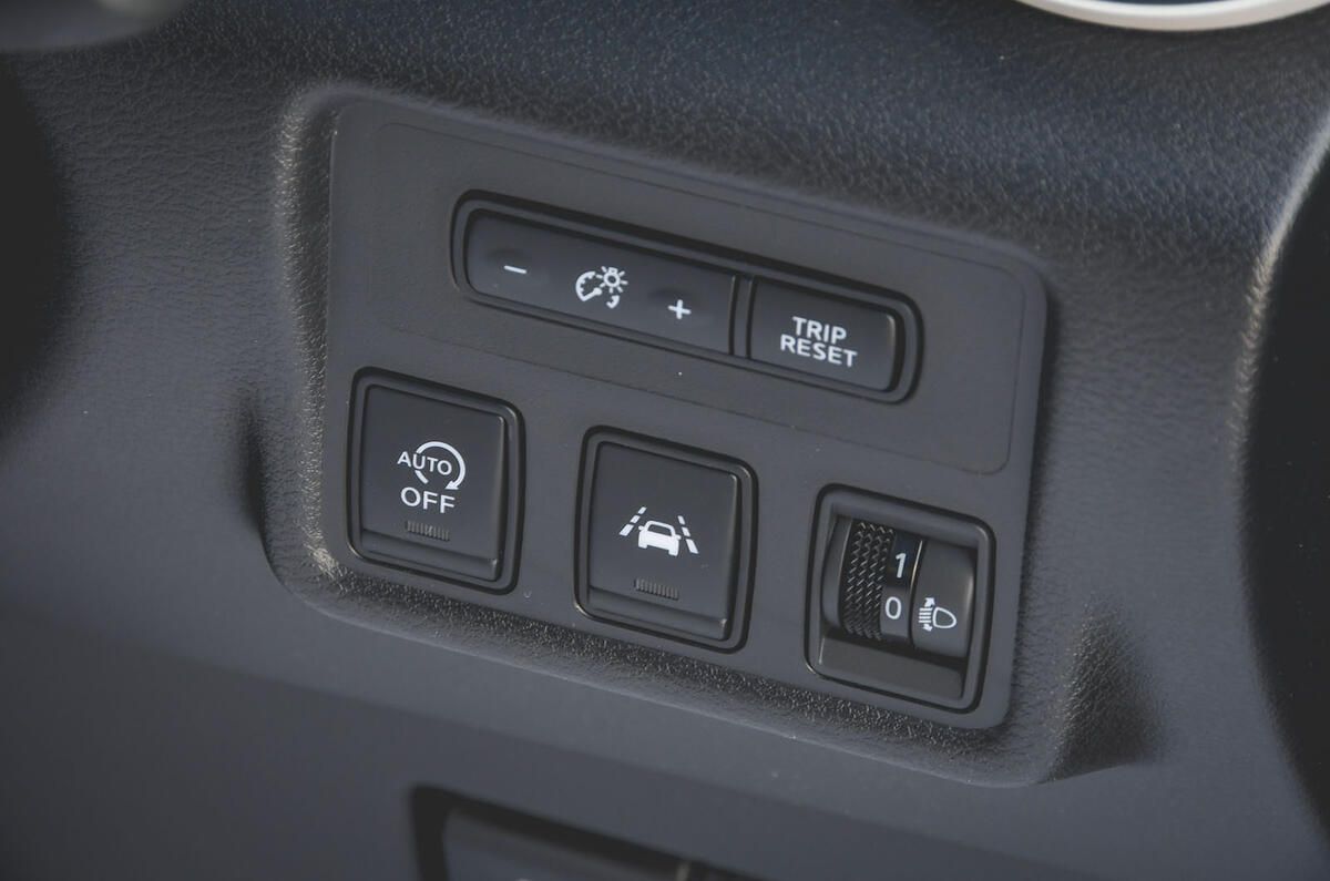 Nissan Micra N-Sport 2019 road test review - ADAS controls