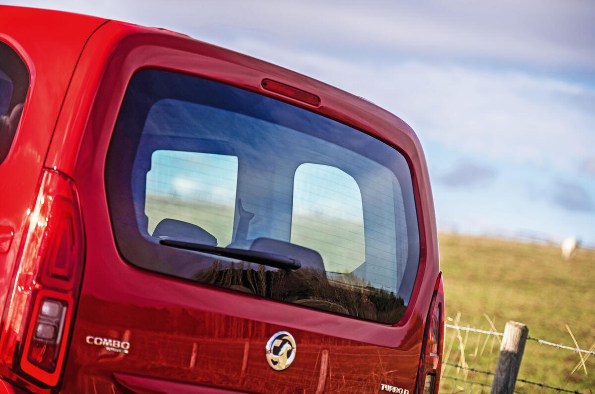 Vauxhall Combo Life 2018 road test review - rear hatch