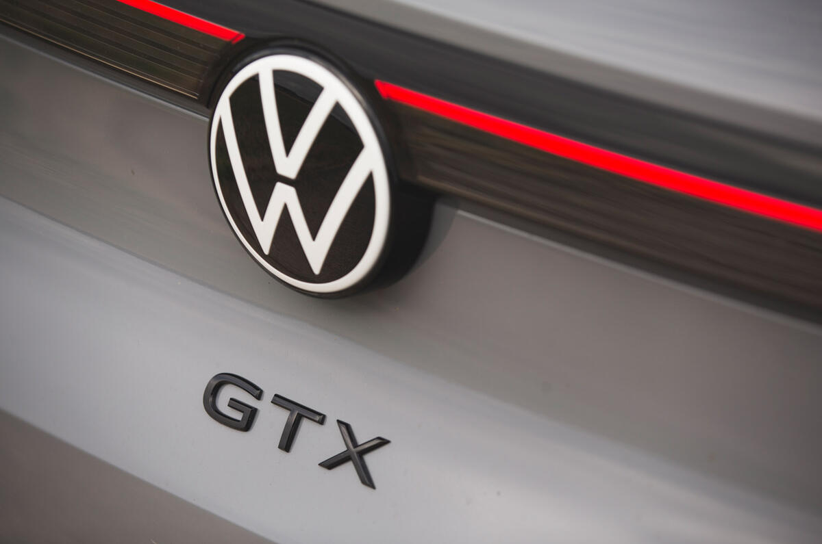 15 Volkswagen ID 4 2021 road test review rear badge 15 Volkswagen ID 4 2021 road test review rear badge