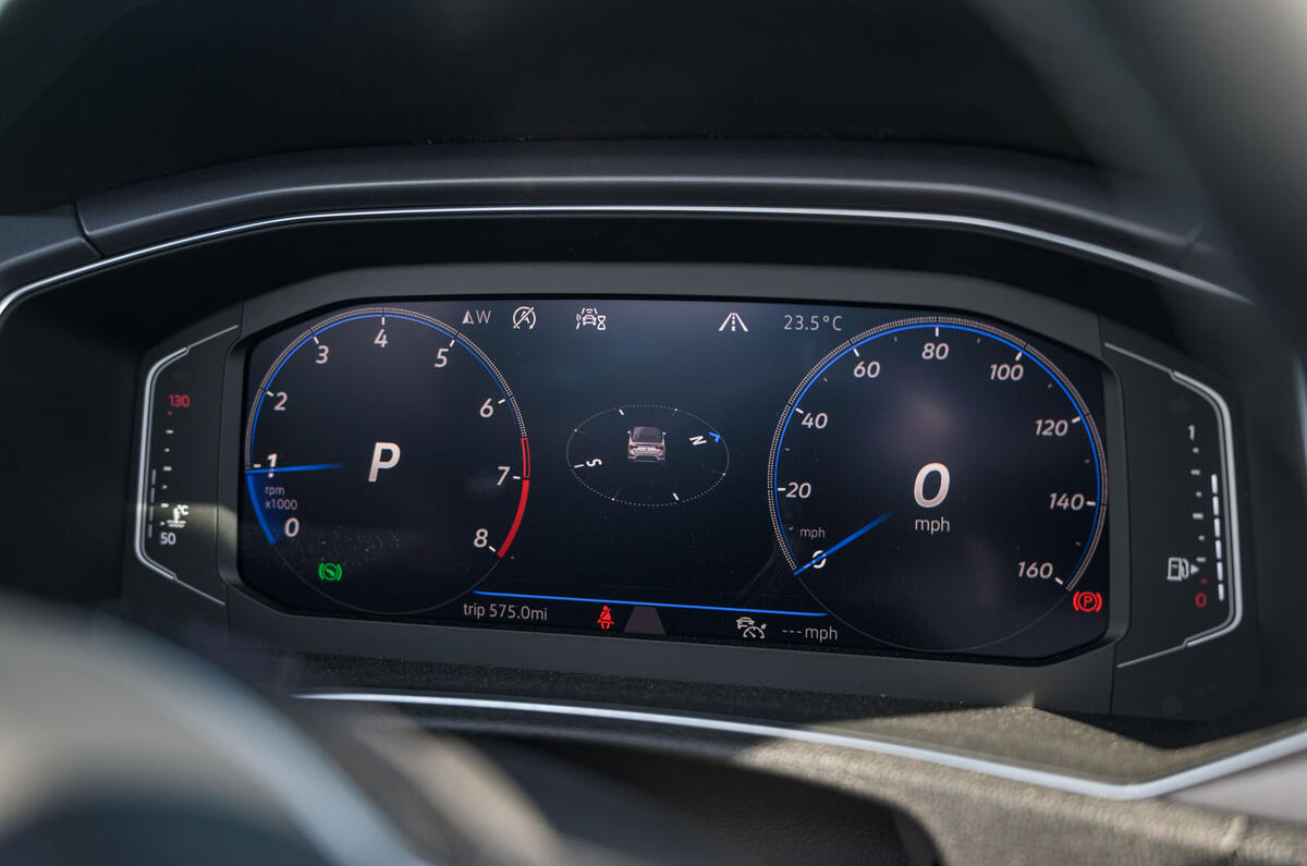 Volkswagen T-Roc Cabriolet 2020 road test review - instruments