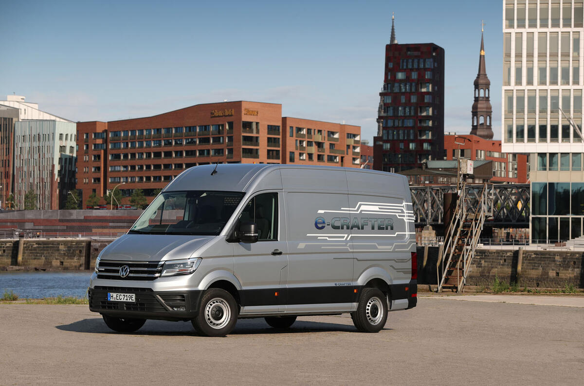 Volkswagen e-Crafter 2018 review - static front