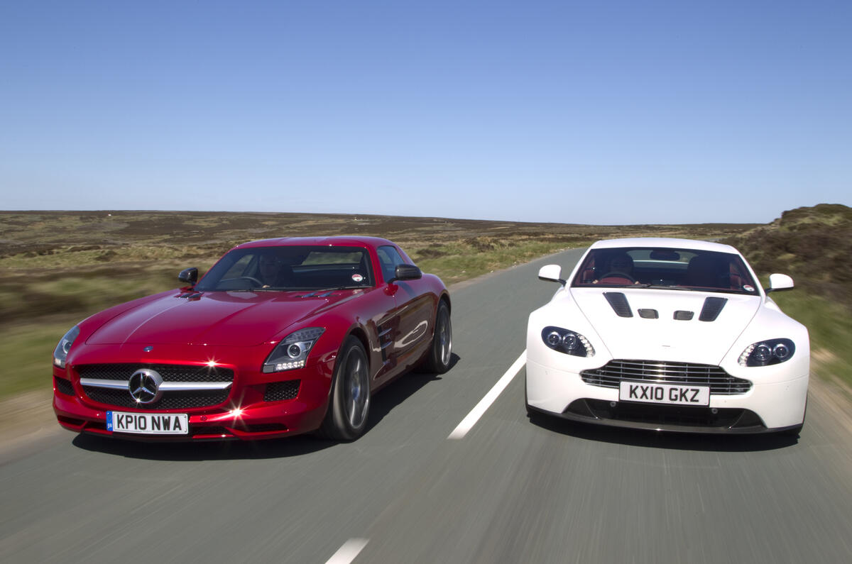no title Merc SLS vs its supercar rivals