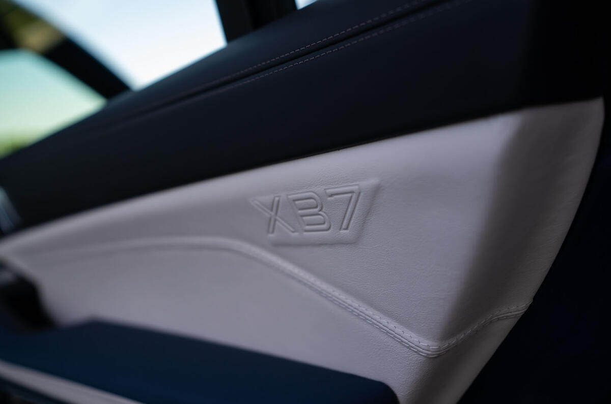Alpina XB7 2020 road test review - interior trim