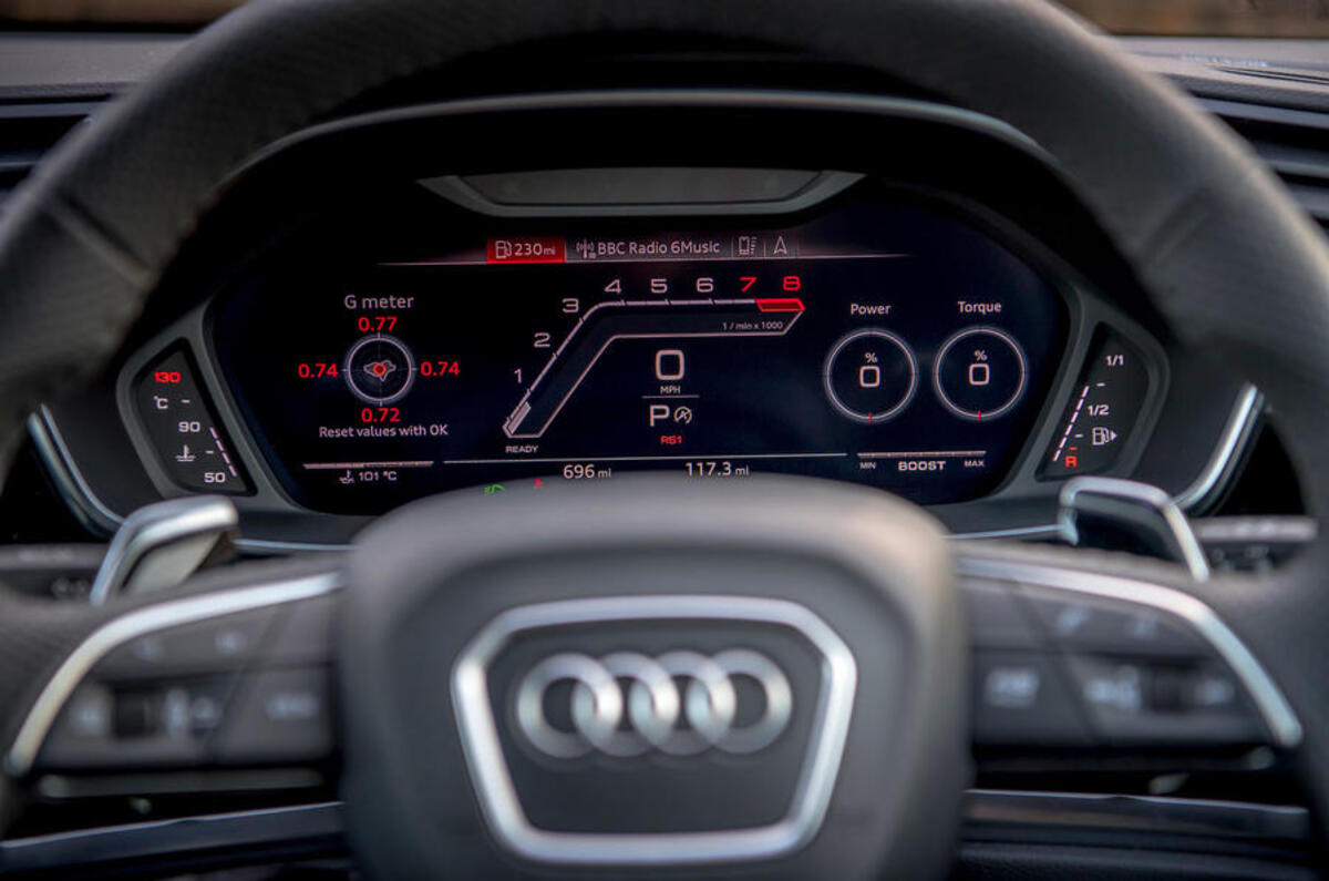 Audi RS Q3 Sportback 2020 road test review - RS mode