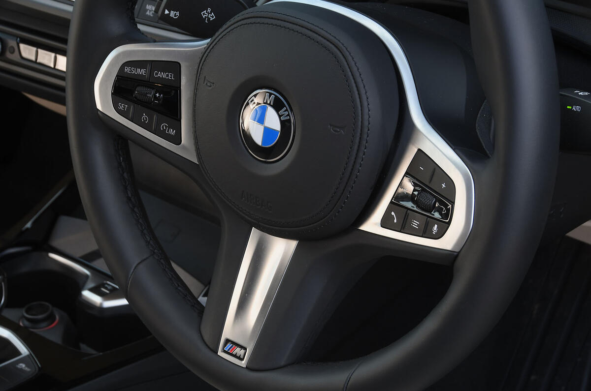BMW 2 Series Gran Coupe 2020 road test review - steering wheel