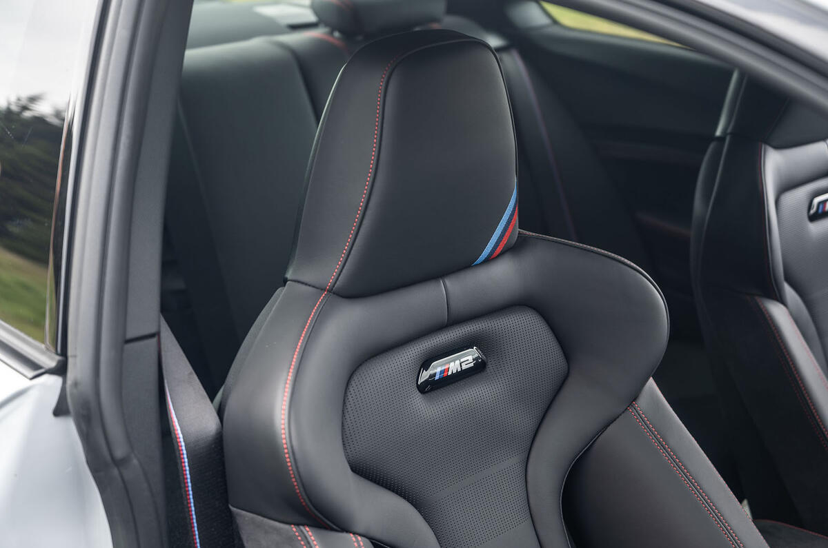 BMW M2 CS 2020 road test review - seat details