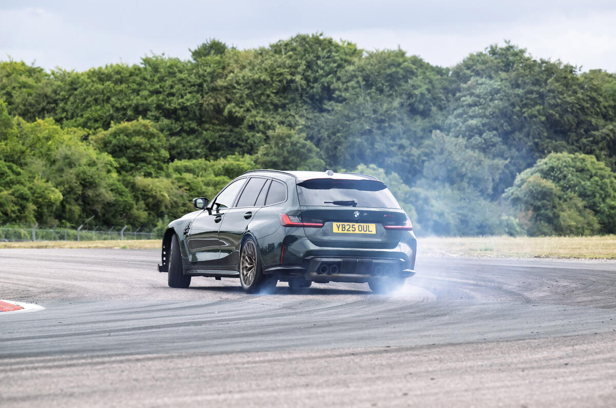 16 BMW M3 CS Touring 2025 Autocar review rear oversteer 16 BMW M3 CS Touring 2025 Autocar review rear oversteer